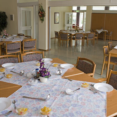 Speisesaal der Seniorenwohnanlage Heisfelde