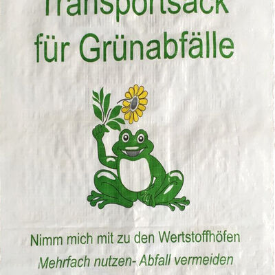 Transportsack für Grünabfälle