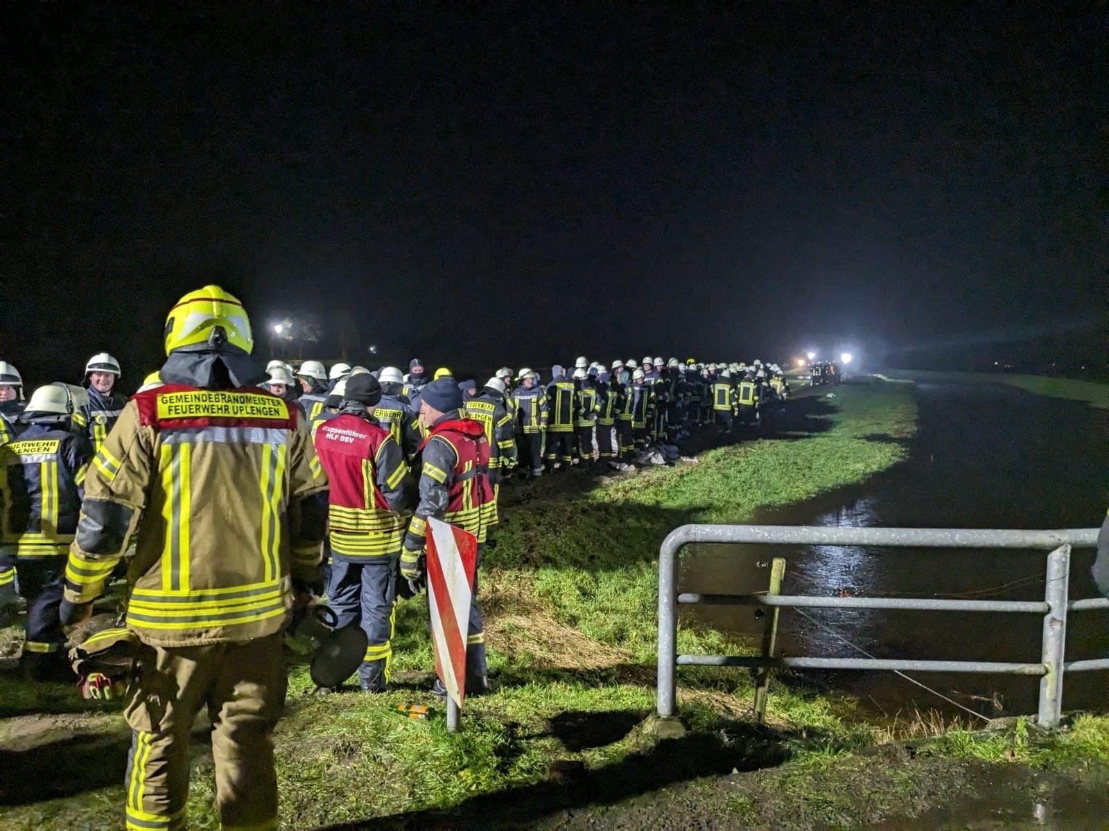 Feuerwehr im Einsatz in Hollen