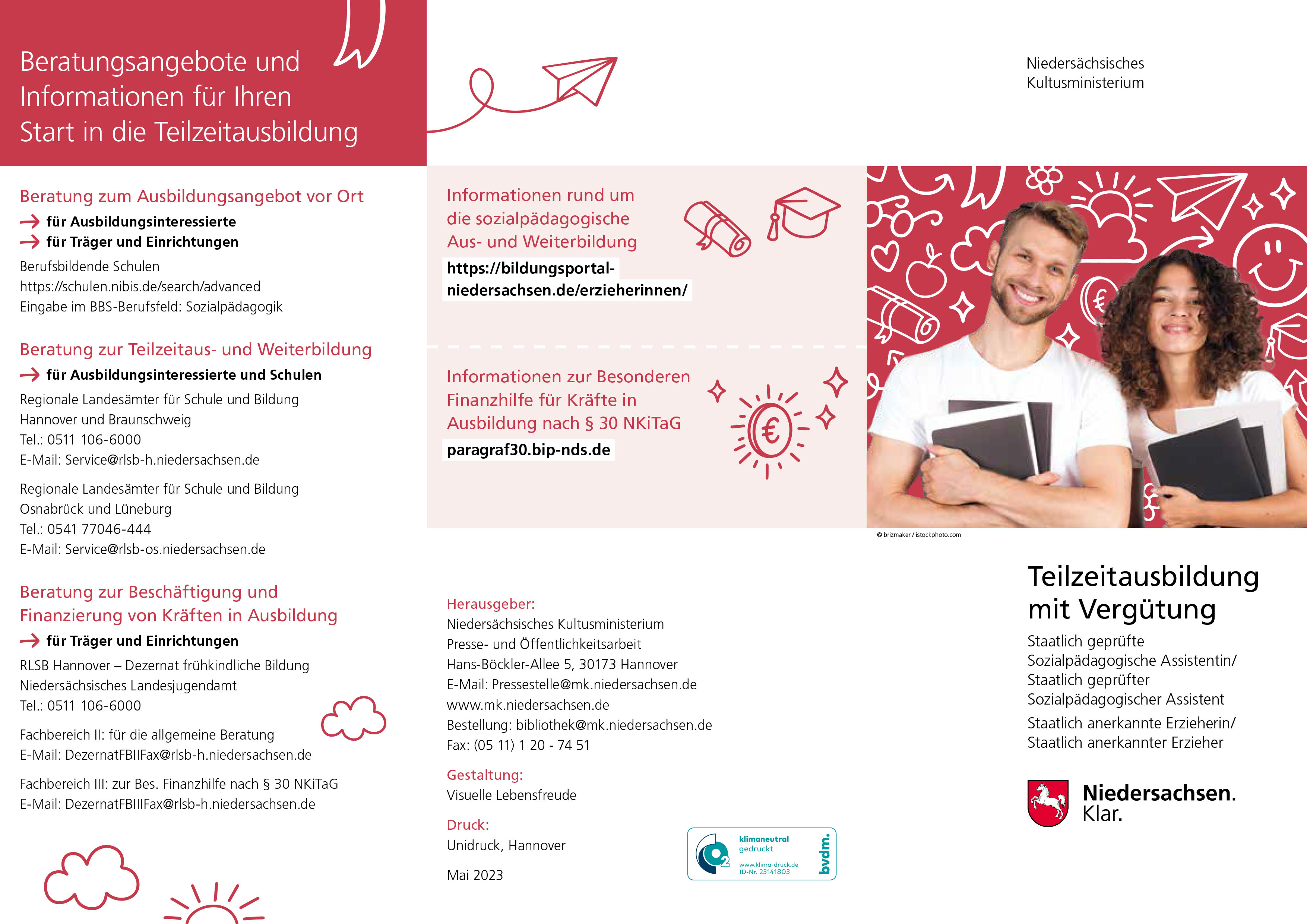 Flyer Quereinstieg in Teilzeit