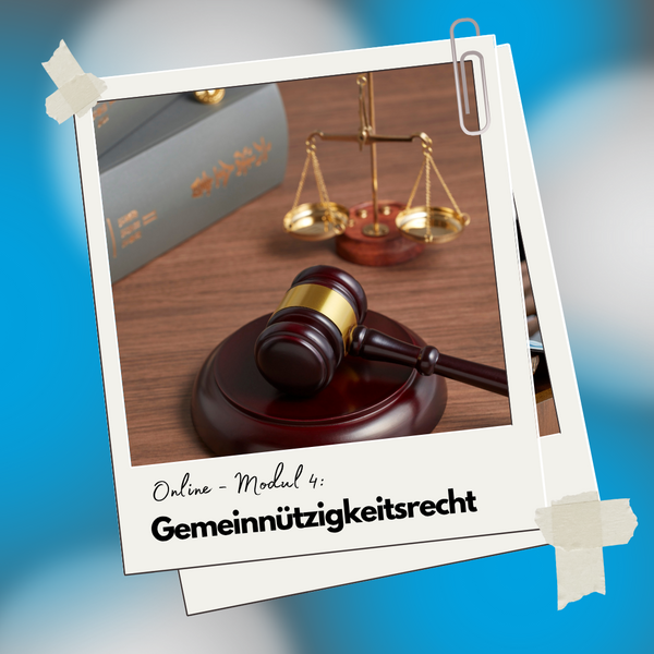 Modul 4 Vereins- und Gemeinn&uuml;tzigkeitsrecht