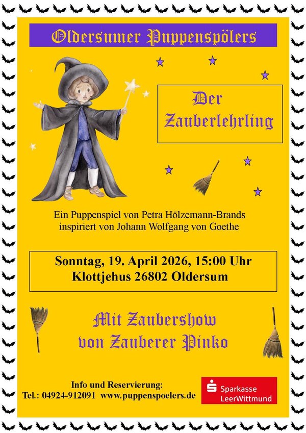 Der Zauberlehrling Plakat