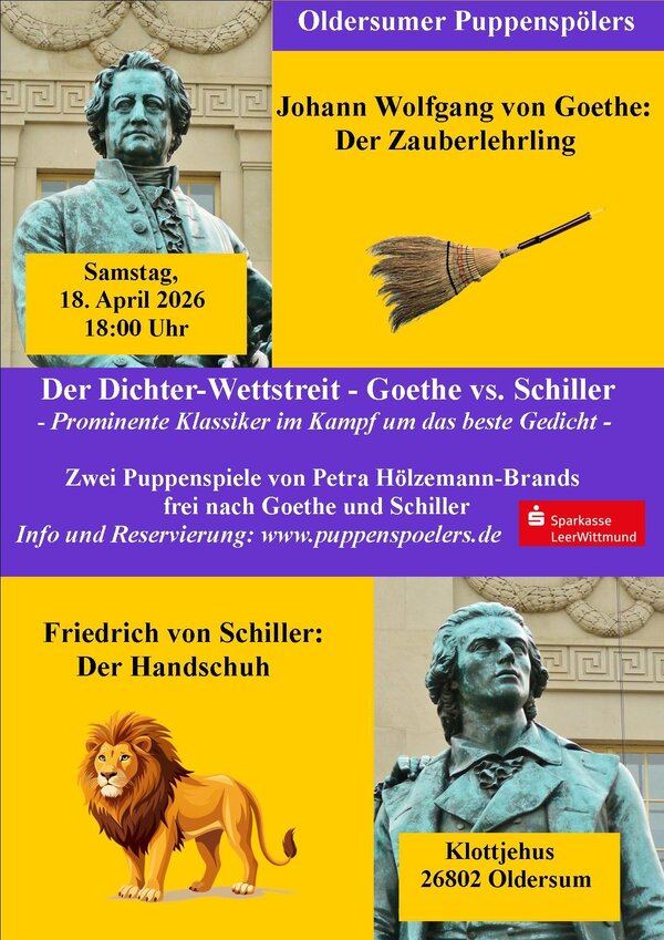 Dichter-Wettstreit Goethe vs. Schiller