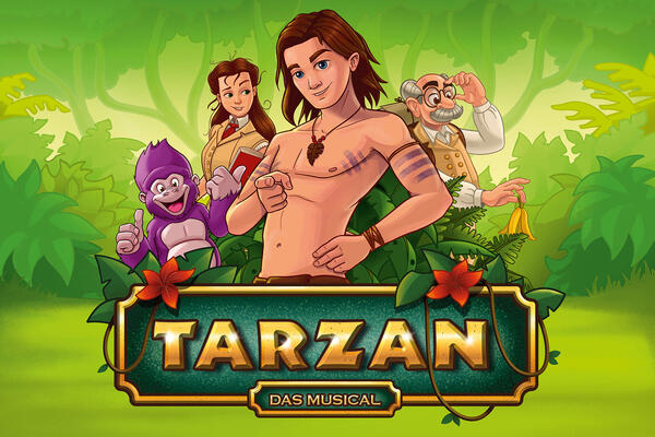 Das Plakat zur Theateraufführung Tarzan das Musical