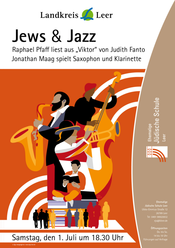 Plakat zur Veranstaltung: Jews und Jazz